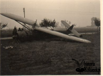  Niemiecki Henschel Hs 126 zestrzelony w okolicach Koluszek