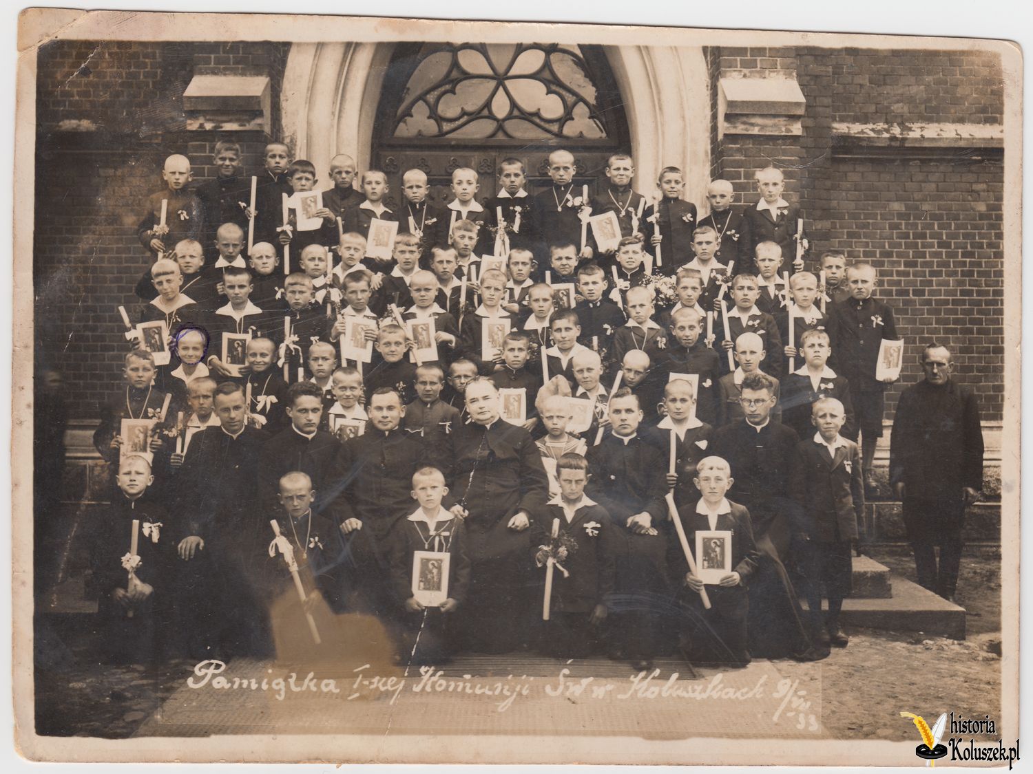 I Komunia Święta w Koluszkach - 1933 r.