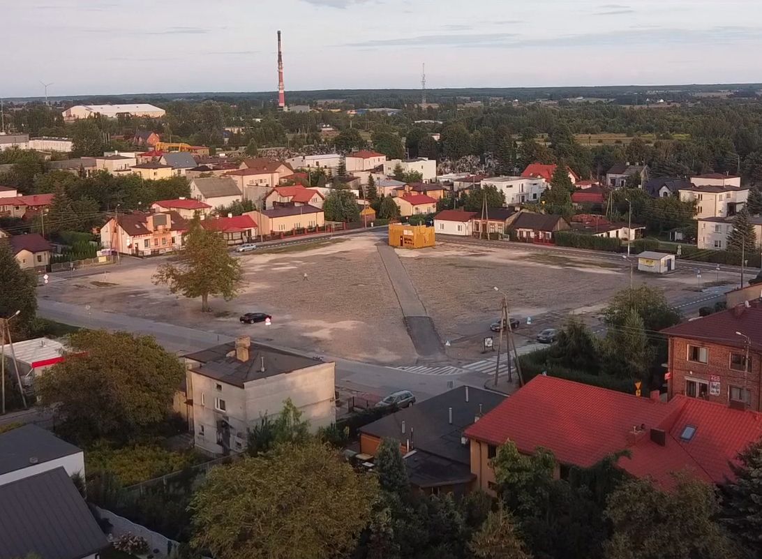 Historia Koluszek z lotu ptaka